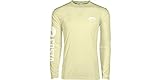 Costa Del Mar Herren Technisches Langarm-Shirt mit Rundhalsausschnitt Hemd, Pale pink, L
