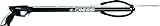 Cressi Apache Harpune Fischen Gummizug, schwarz, 60 cm, FE341060