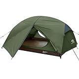 Bessport Zelt 2 Personen Camping Zelt 2 Türen Ultraleicht wasserdicht leicht und einfach zu Bauen Belüftetes 4 Jahreszeiten Kuppelzelt geeignet für Outdoor Wandern und Bergsteigen