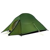 Naturehike Cloud up 2 Upgrade Ultraleichte Zelte Doppelten 2 Personen Zelt 3-4 Saison für Camping Wandern (20D Waldgrün Upgrade)
