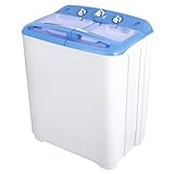 Camping Waschmaschine WT-6500 für bis zu 3,5 kg für Normalwäsche/Feinwäsche, mit Schleuderfunktion