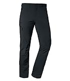 Schöffel Herren Pants Koper1, robuste Hose mit 4-Wege-Stretch, elastische und wasserabweisende Wanderhose für Männer, black, 28