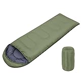 Schlafsack Tragbarer Umschlagschlafsack Outdoor Erwachsener Wasserdichter Reisewander-Ultraleichtschlafsack Mit Kappe Campingausrüstung (D) (D)