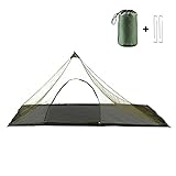 Lixada Campingzelt Moskitonetz mit Tragetasche Wasserdicht Mesh Zelt für Rucksacktouren Wandern Camping Angeln