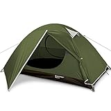 Bessport Zelt 2 Personen Ultraleichte Camping Zelte, 3-4 Saison Wasserdicht & Winddicht Kuppelzelt, Kleine Packungsgröße, Geeignet für Erwachsene, Wandern, Camping, Outdoor