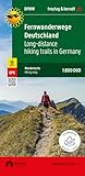 Fernwanderwege Deutschland, Weitwanderkarte 1:800.000, freytag & berndt (freytag & berndt Wander-Rad-Freizeitkarten)