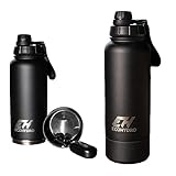 Ecohydro Trinkflasche 1L- die nachhaltige Wasserflasche/Edelstahlflasche mit innovativer Storage Funktion- Thermosflasche für Uni, Arbeit, Fitness, Outdoor, Job - Sportflasche