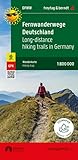 Fernwanderwege Deutschland, Weitwanderkarte 1:800.000, freytag & berndt (freytag & berndt Wander-Rad-Freizeitkarten)