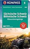 KOMPASS Wanderführer Sächsische Schweiz, Böhmische Schweiz, Elbsandsteingebirge, 60 Touren mit Extra-Tourenkarte: GPS-Daten zum Download