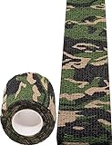 Outdoor Saxx® - Camouflage Tarn-Tape, Gewebe-Band Wasserfest mehrfach verwendbar, Kamera, Ausrüstung für Jäger, Angler, Fotografen, 4,5 m x 5 cm