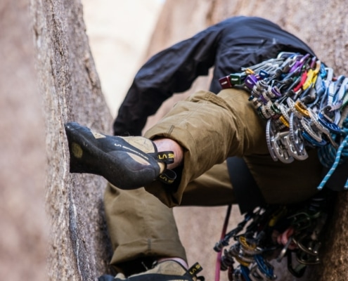 Welche Körperteile werden beim Klettern trainiert?