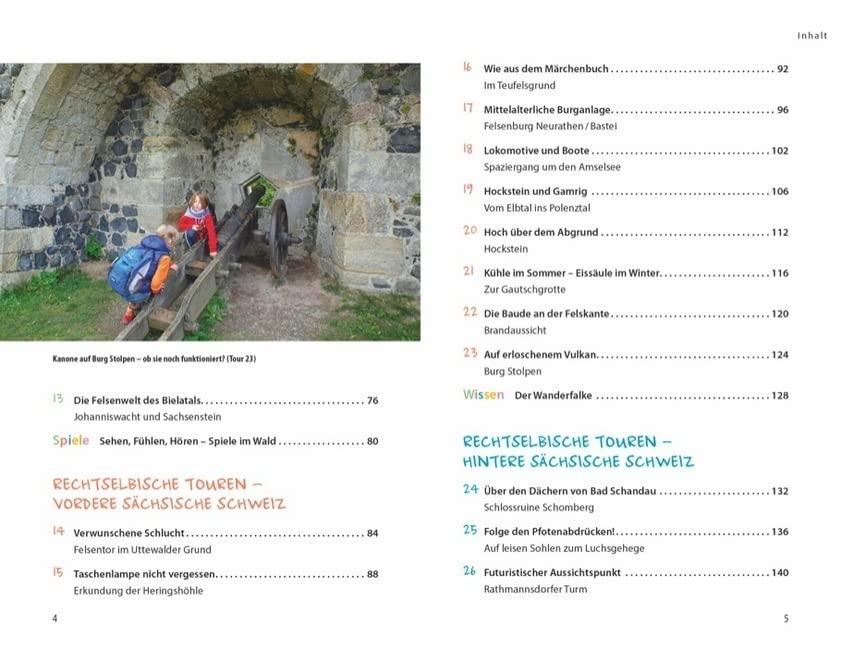 Unsere Erfahrungen​ mit dem Bruckmann Wanderführer: Wanderspaß mit Kindern Elbsandsteingebirge. 34 erlebnisreiche Touren für die ganze Familie