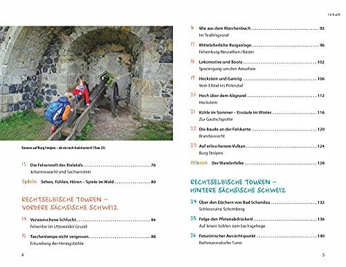 Unsere Erfahrungen mit dem Bruckmann Wanderführer: Wanderspaß mit Kindern Elbsandsteingebirge. 34 erlebnisreiche Touren für die ganze Familie