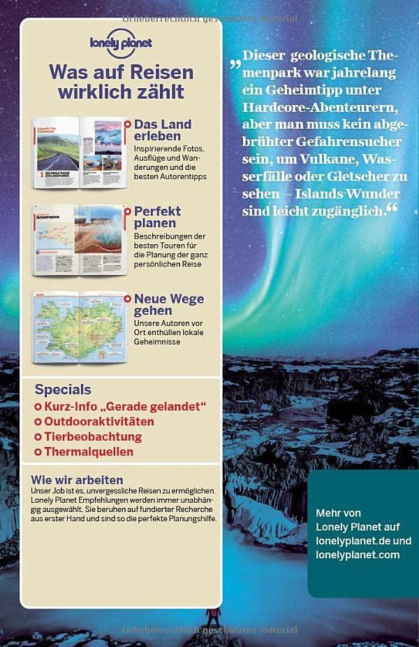 Unser Erfahrungsbericht zum LONELY PLANET Reiseführer Island: Eigene Abenteuer erleben und Einzigartiges entdecken