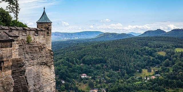 Was kannst du auf der Festung Königstein entdecken?