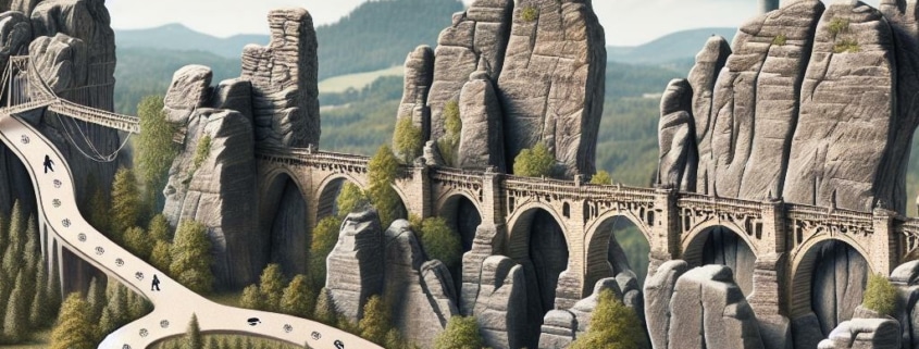 Der Weg zur Basteibrücke: Wie weit ist der Parkplatz entfernt?