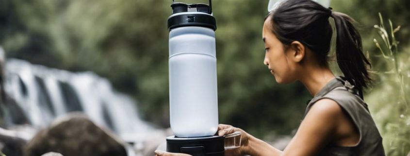 Portable Wasserfilter: Trinke unterwegs sauberes Wasser, egal wo du bist!