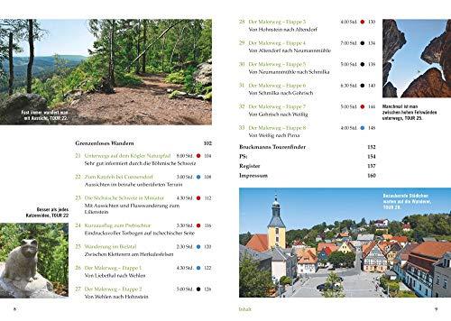 Unsere Bewertung: Bruckmann Wanderführer Elbsandsteingebirge - ‌Panoramawege & GPS-Tracks!