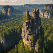 Entdecken Sie die majestätische Schönheit des Rauenstein in der Sächsischen Schweiz!