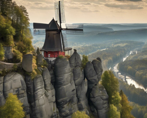 Wandern in der Sächsischen Schweiz: Die Windmühle entdecken