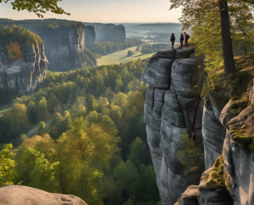 Erforschen Sie die Geschichte von Steinkreuz und Marter und genießen Sie das Wandern in der Sächsischen Schweiz